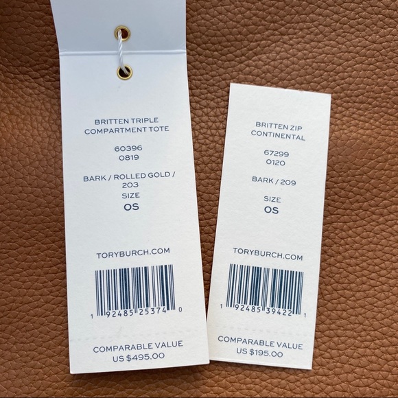 NWT Tory Burch Britten Tote & Wallet Set - Picture 5 of 6